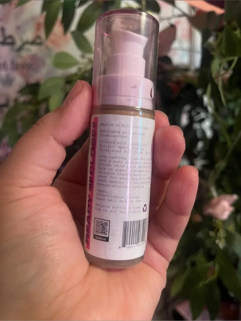 Uoma by Sharon C, Flawless IRL Skin Perfecting Foundation Honey Honey T4